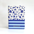 Happy Notebook in Royal Stripe