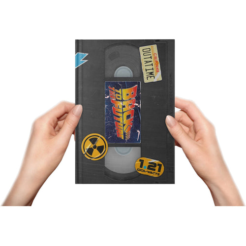 Back to the Future VHS-styled journal