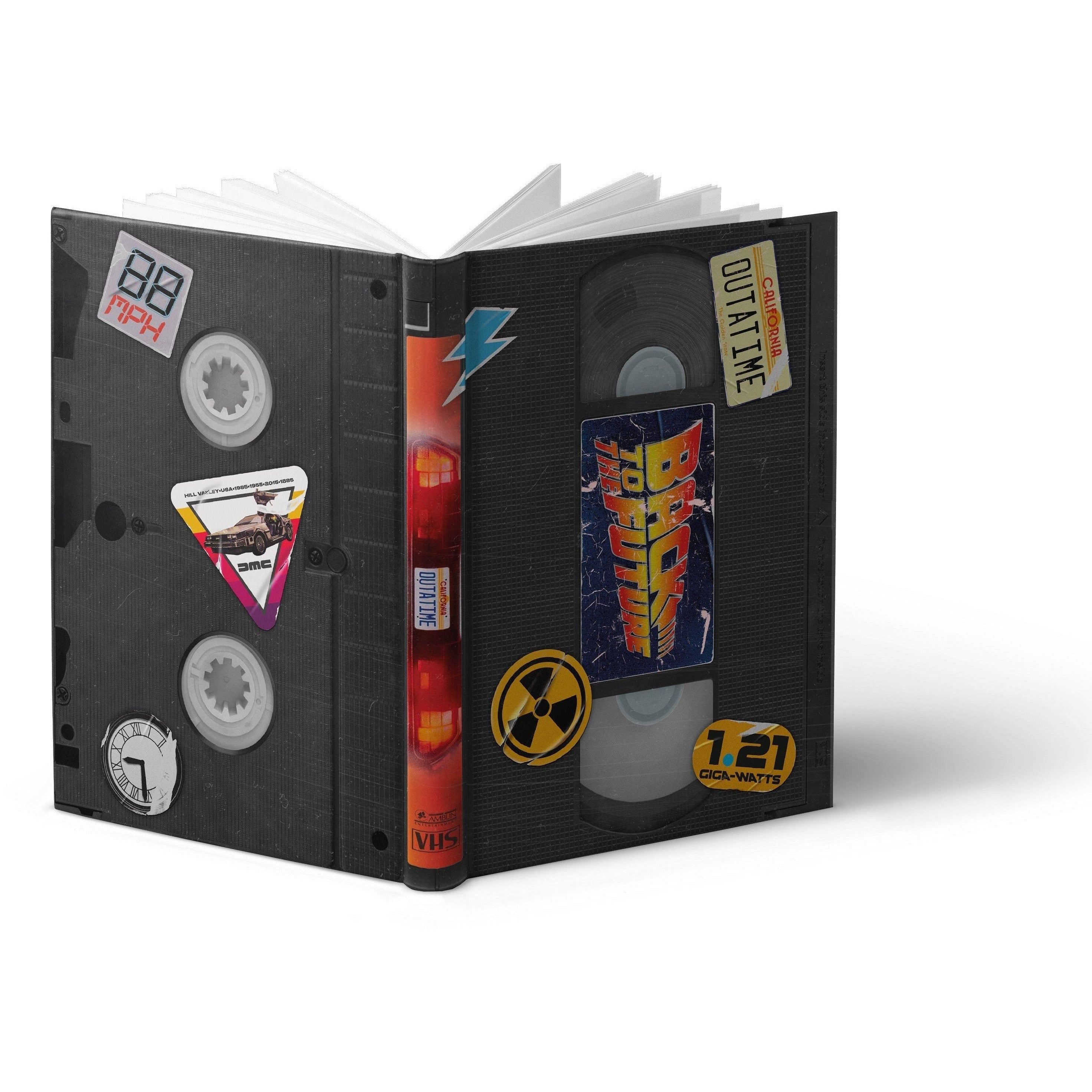 Back to the Future VHS-styled journal